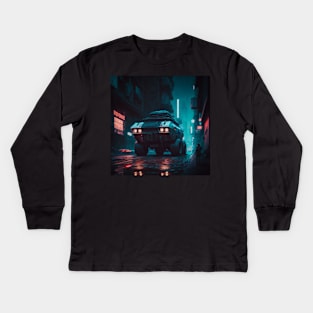 Cyberpunk street Kids Long Sleeve T-Shirt